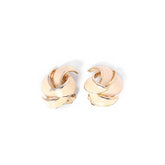 Vintage Cream Enamel Erarings