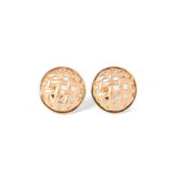 Vintage Basket Weave Earrings