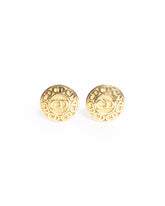 Vintage Christian Dior Monogram CD Logo Earrings