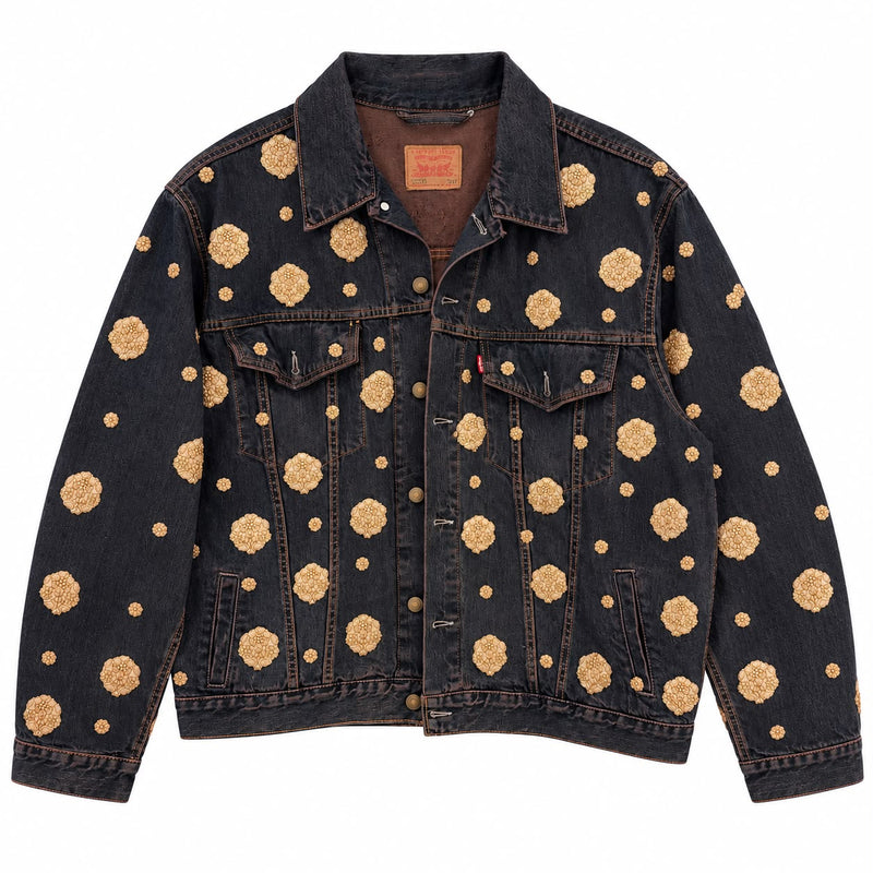 Vintage Levi's x Sabyasachi embroidery Upcycle Jacket