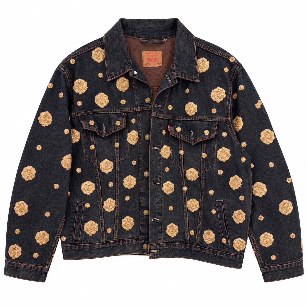 Vintage Levi's x Sabyasachi embroidery Upcycle Jacket