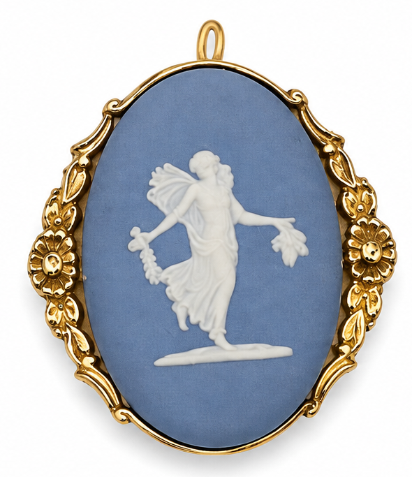 Vintage Italian Wedgwood Pendant