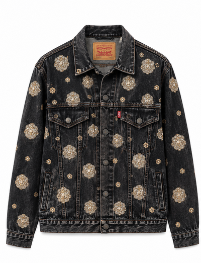 Vintage Levi's x Sabyasachi embroidery Upcycle Jacket