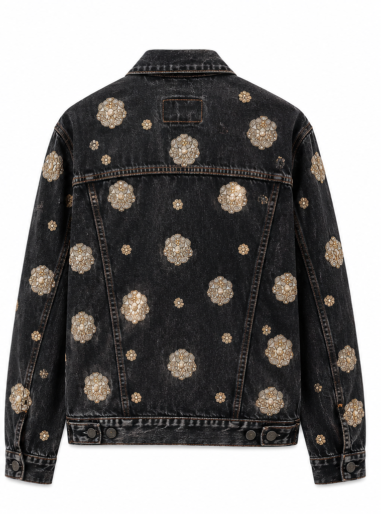 Vintage Levi's x Sabyasachi embroidery Upcycle Jacket
