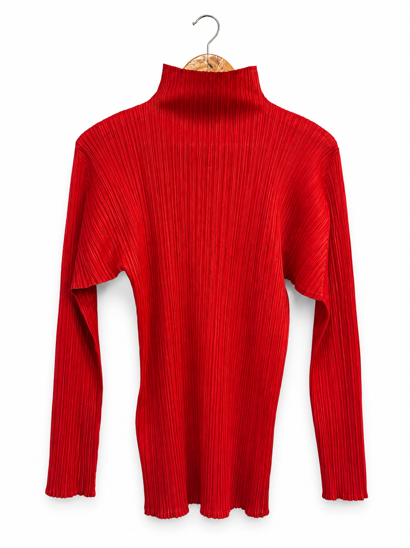Issey Miyake Pleats Please High Neck Top