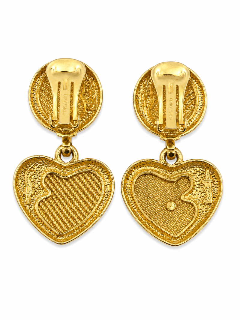 Vintage Statement Dome Earrings