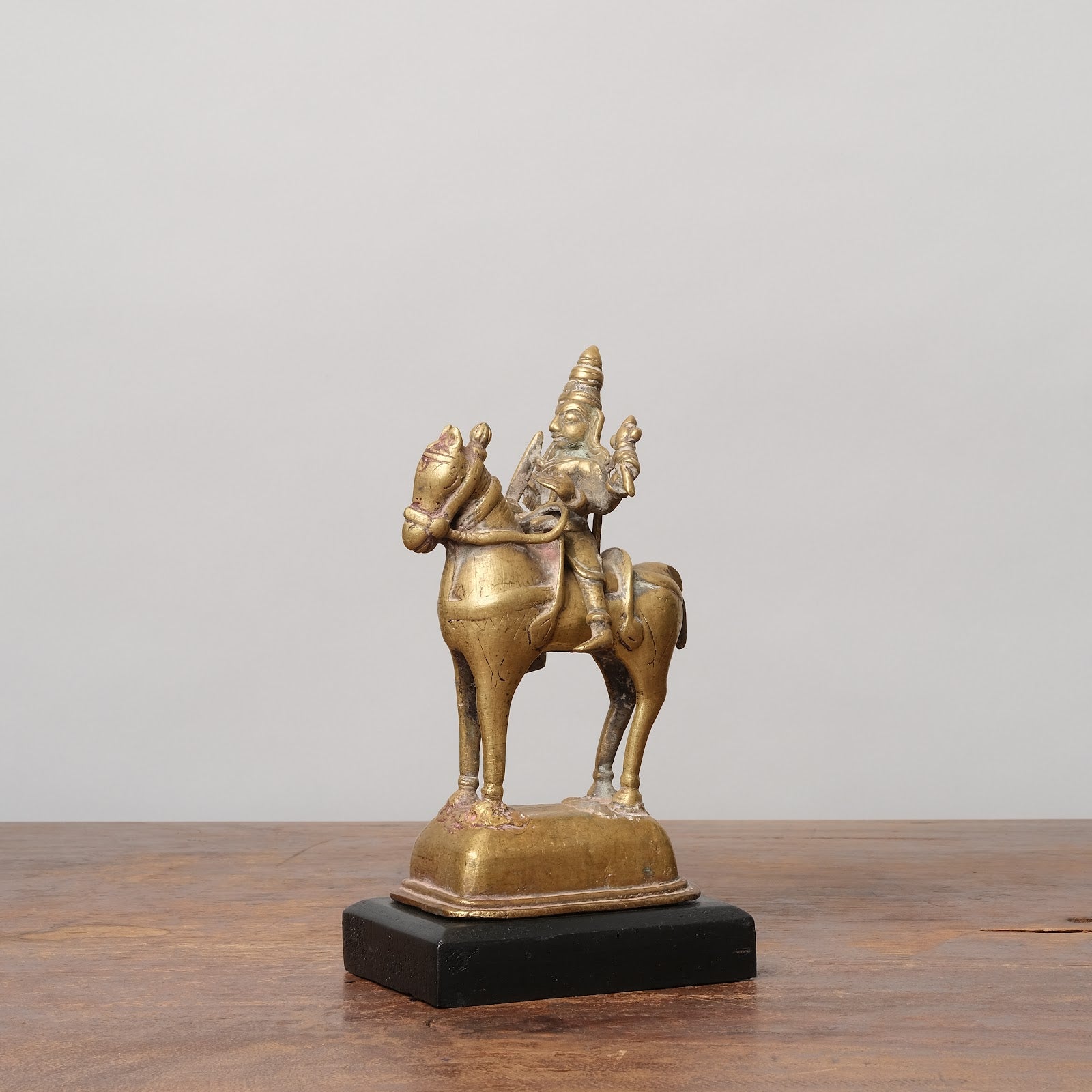 Brass Khandoba Sculpture