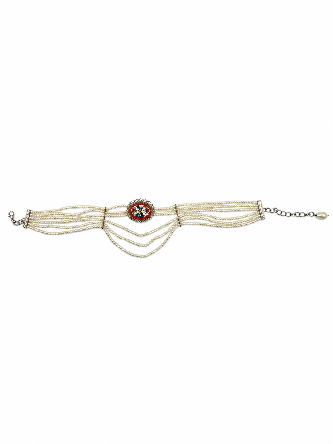 Vintage Mosaic Victorian Style Choker
