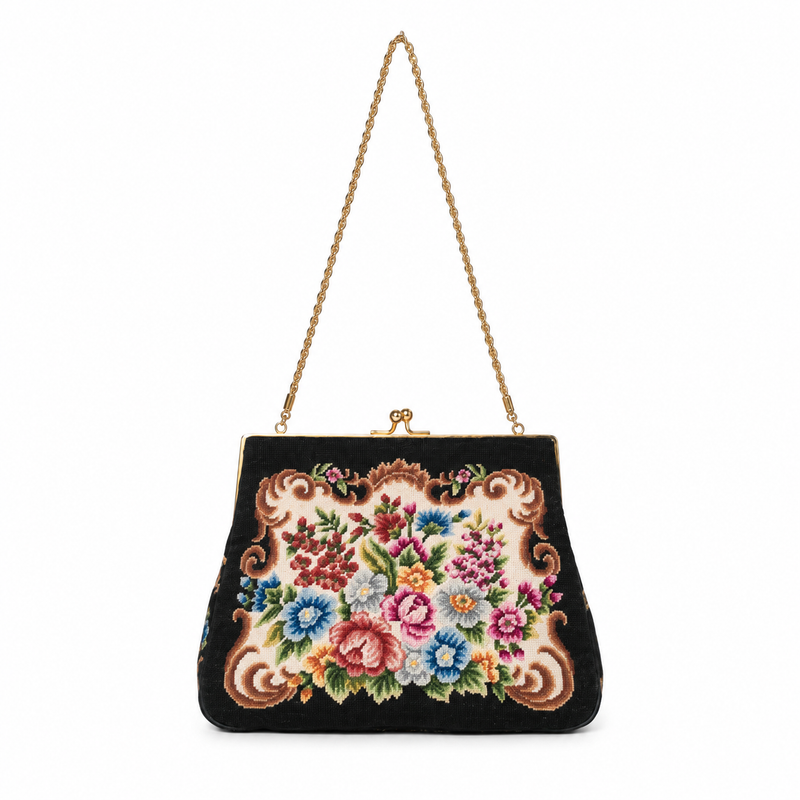 Vintage Petit Point Bag
