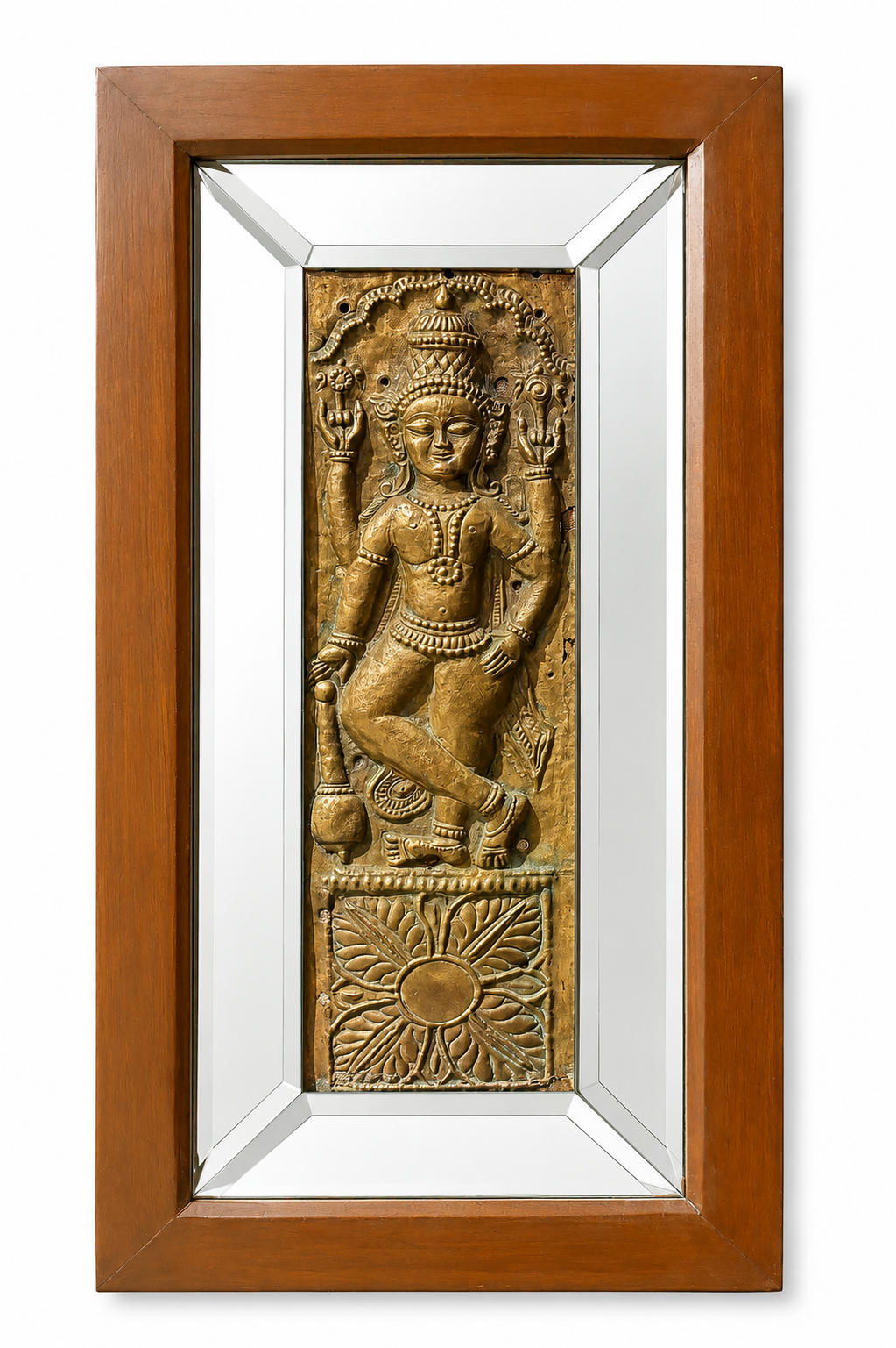Dawar Palika Panel on Wooden and Mirror Frame
