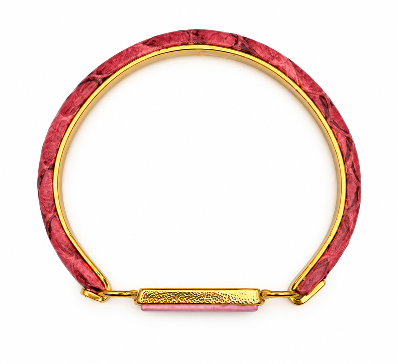 Vintage Enamel Kada Bangle Bracelet