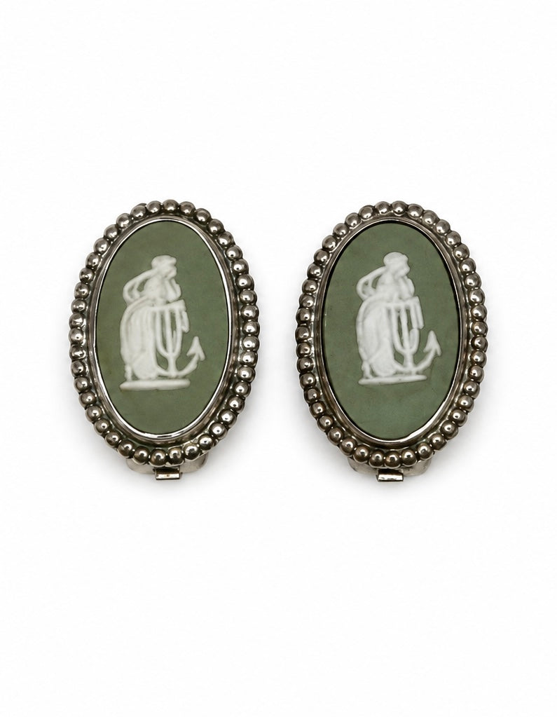 Vintage Wedgwood Earrings (BBS_MWCER005)