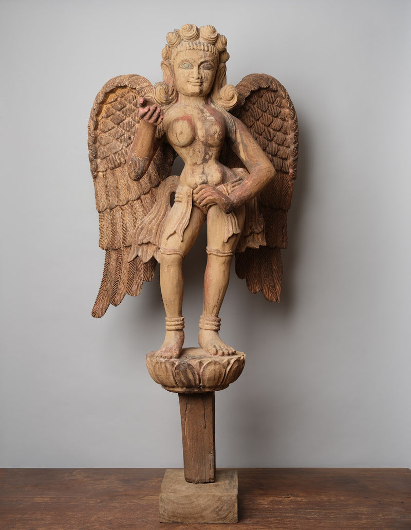 Vintage Wooden Angel