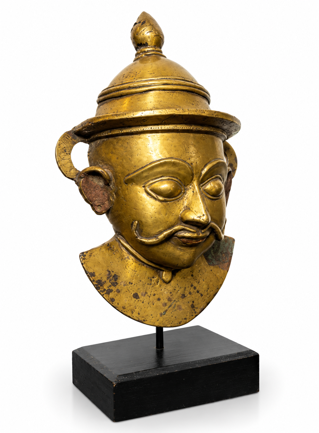 Brass Khandoba Mask