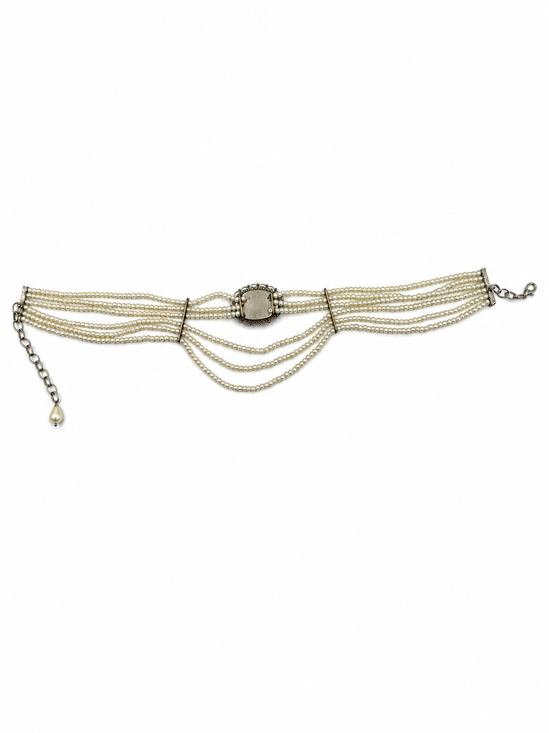 Vintage Mosaic Victorian Style Choker