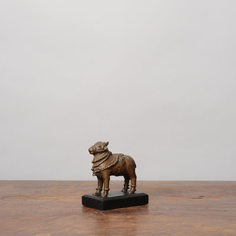 Brass Nandi Figure
