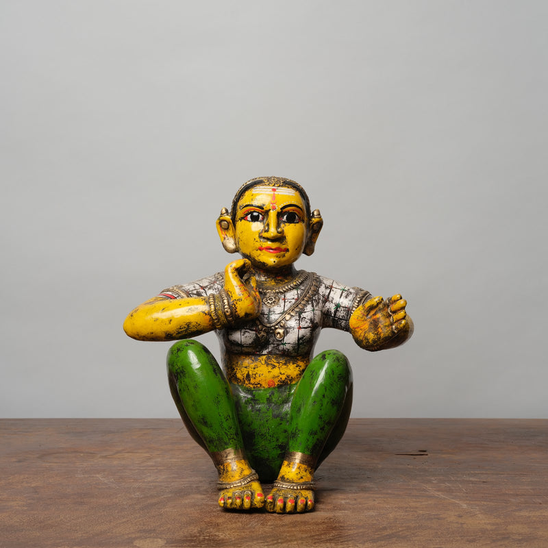 Wooden Kamarathi Sculpture