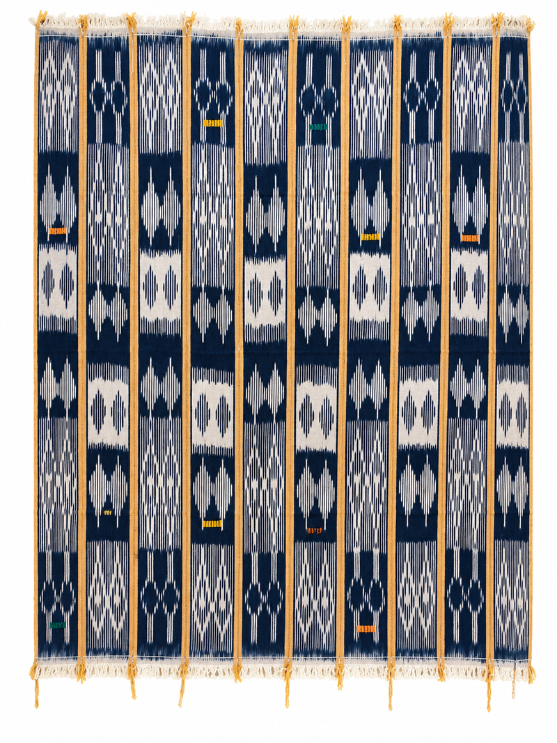 Baoule Textile (Baule) - Back - H 54.5" / W 40" - BBS_TE062
