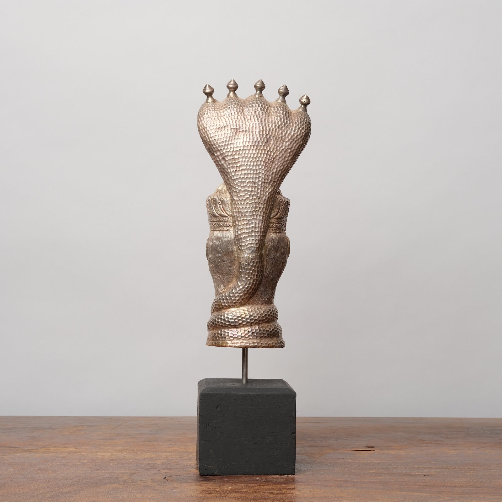Vintage Silver Devotional Heads - Shiva Mukhalingam