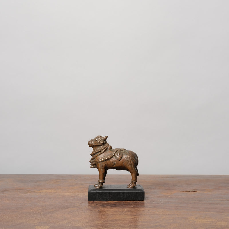 Brass Nandi Figure