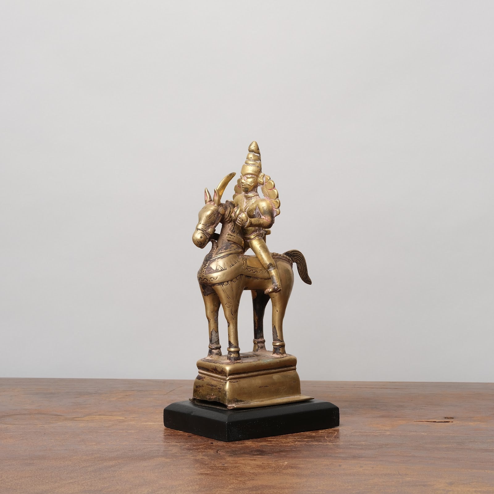 Brass Khandoba Sculpture