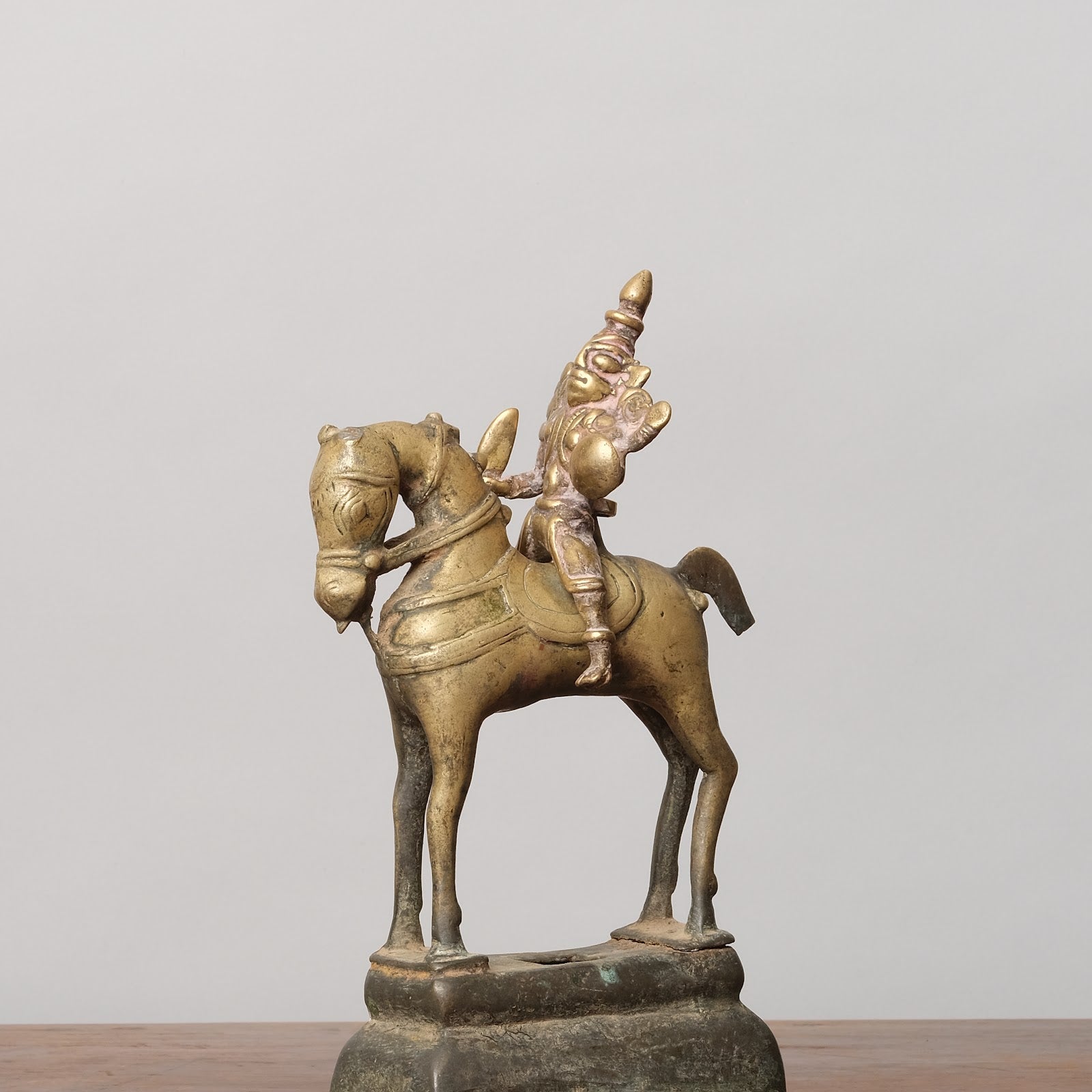Brass Khandoba Sculpture
