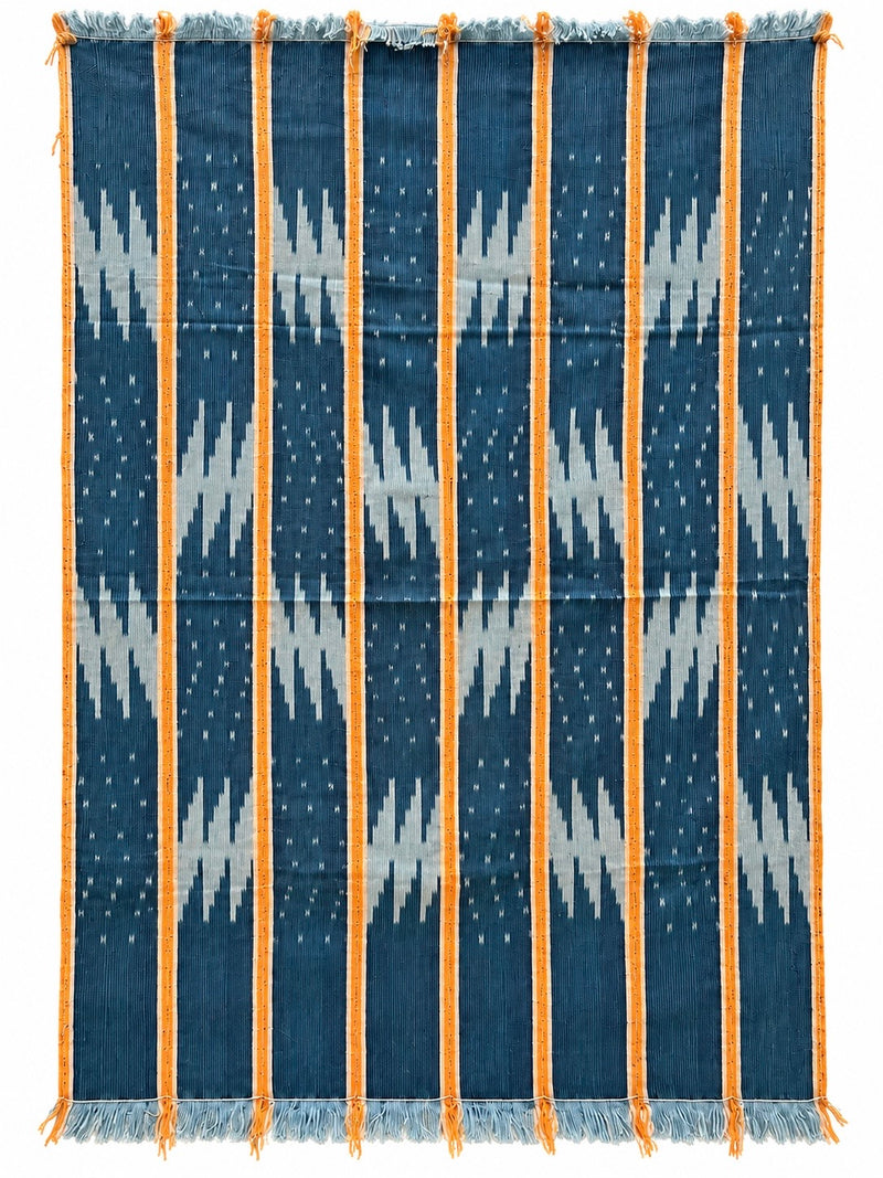 Baoule Textile (Baule) - Back - H 58.5" / W 40" - BBS_TE053