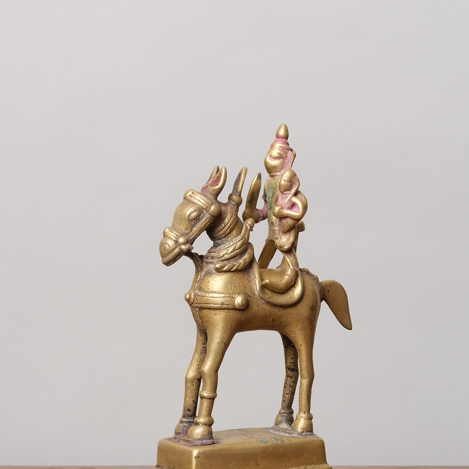 Brass Khandoba Sculpture