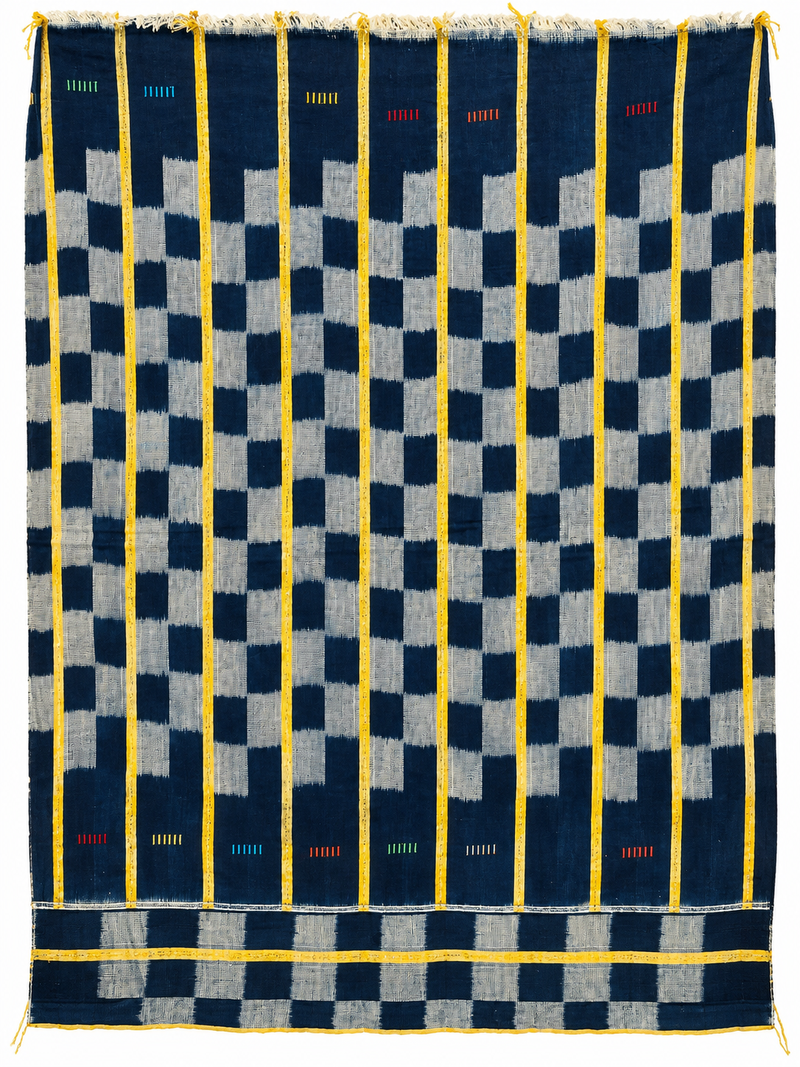 Baoule Textile (Baule) - Front Cutout - H 67.5" / W 49" - BBS_TE064