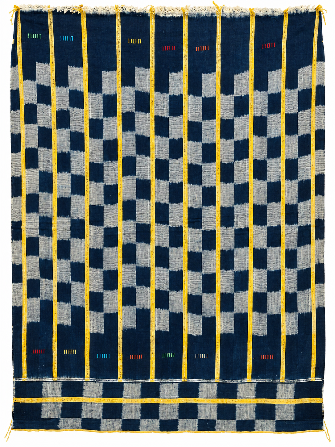 Baoule Textile (Baule) - Front Cutout - H 67.5" / W 49" - BBS_TE064