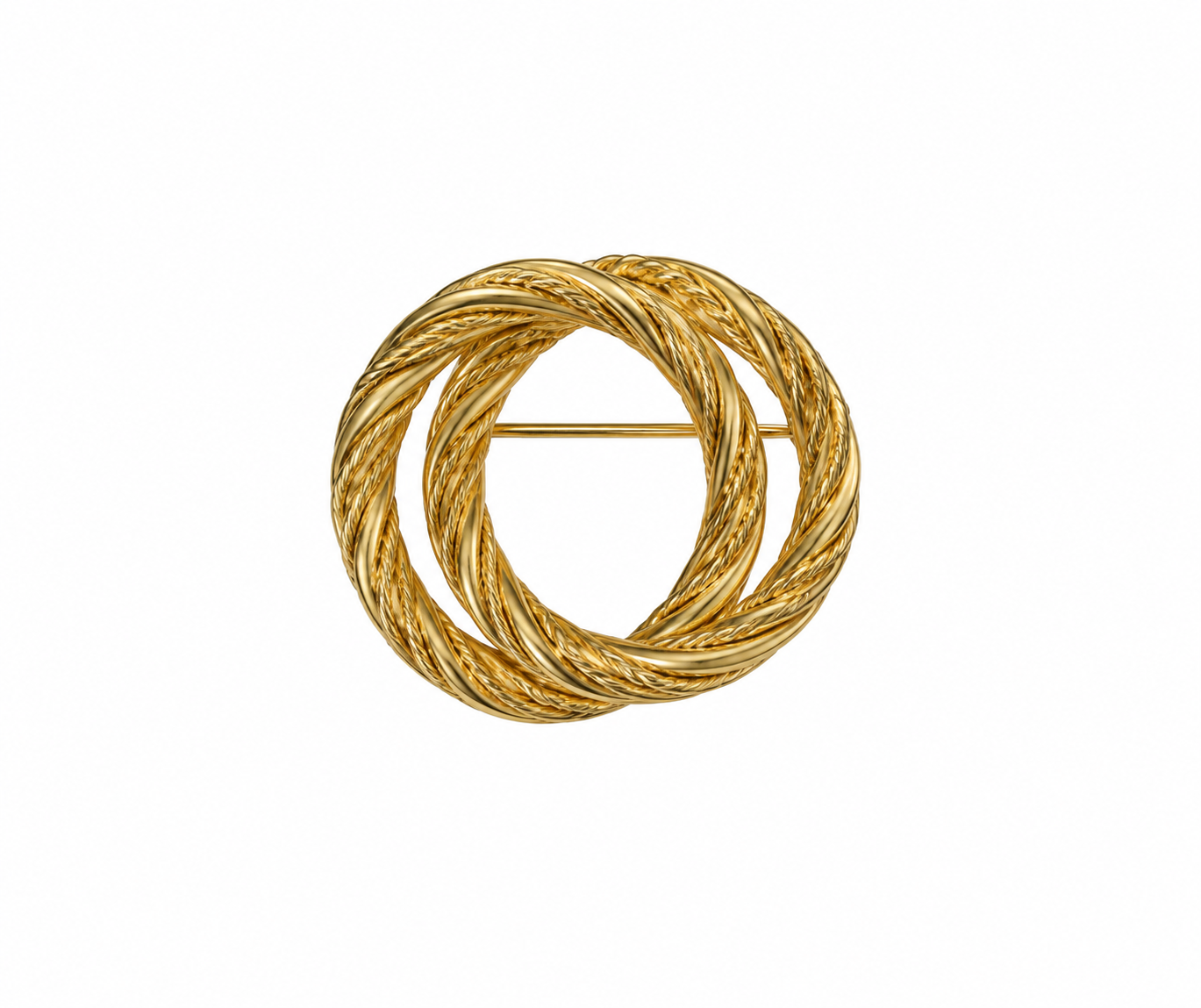 Vintage Interlocking Brooch