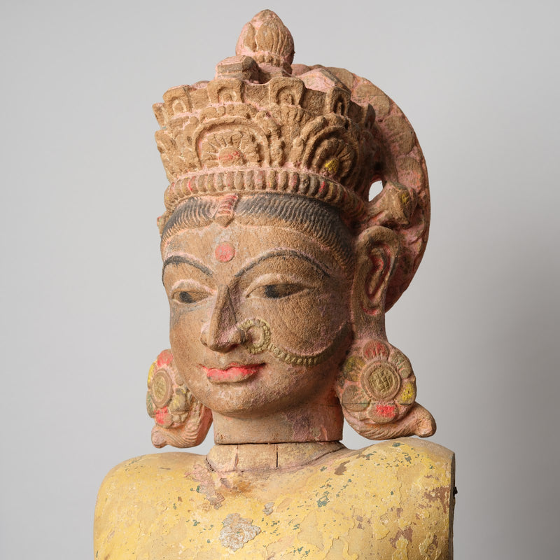 Indian Diety Bust Sculpture