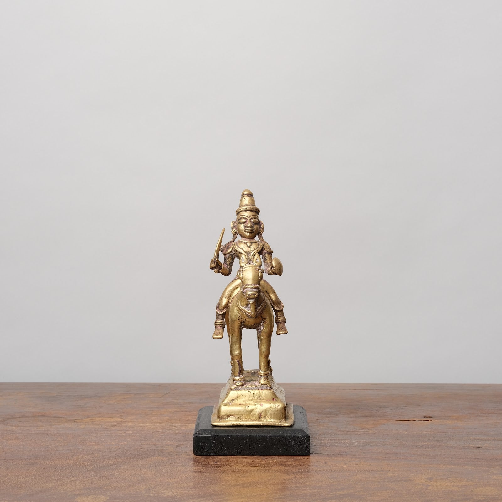 Brass Khandoba Sculpture