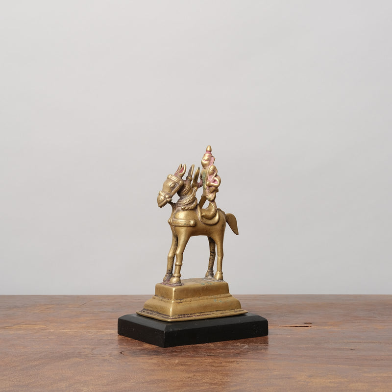 Brass Khandoba Sculpture