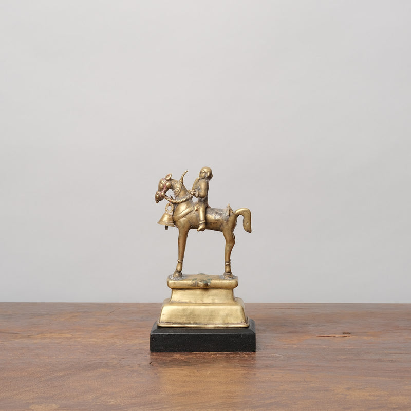 Brass Horse Sculpture
