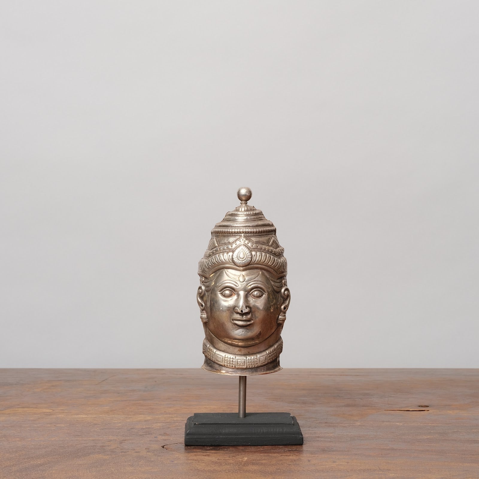 Vintage Pure Silver Devotional Lakshmi Head