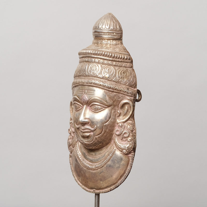 Vintage Pure Silver Devotional Lakshmi Head