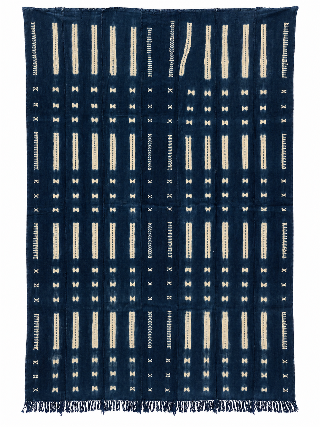 African Indigo Textile - Back - H 64" / W 43.5" - BBS_TE052