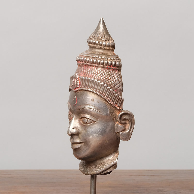 Vintage Silver Devotional Heads - Lakshmi