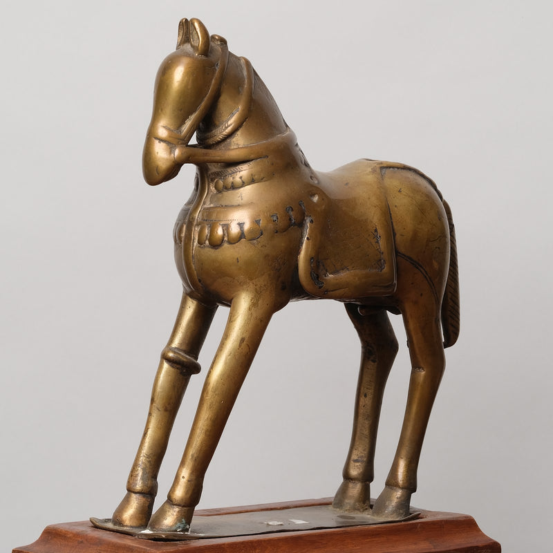 Brass Horse Sculpture
