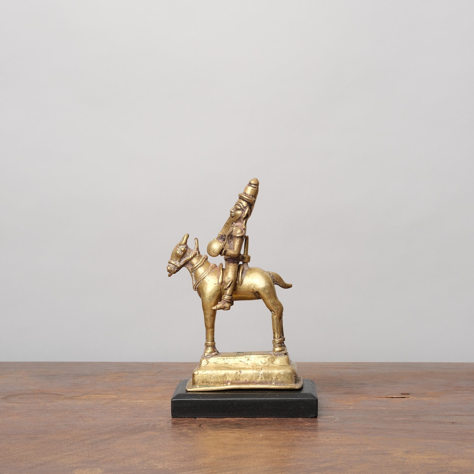 Brass Khandoba Sculpture