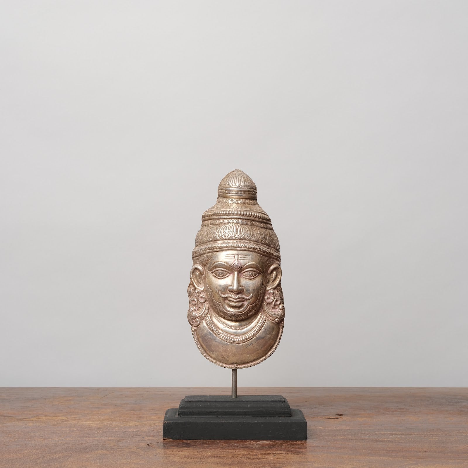 Vintage Pure Silver Devotional Lakshmi Head