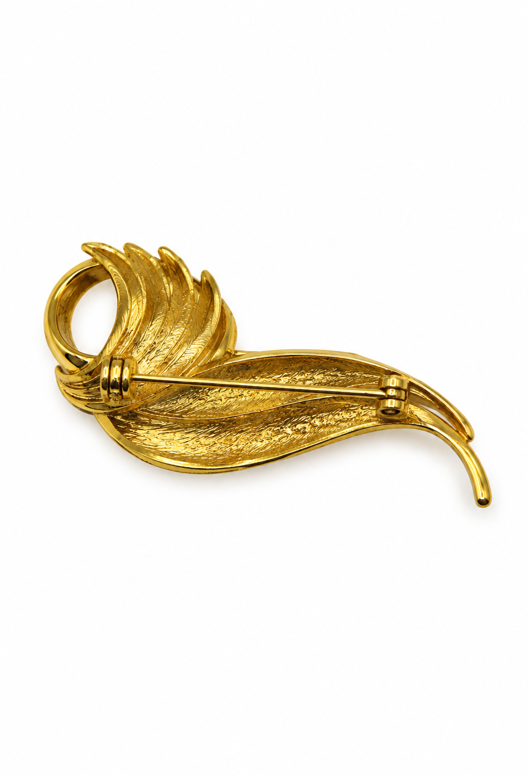 Vintage Abstract Curl Brooch