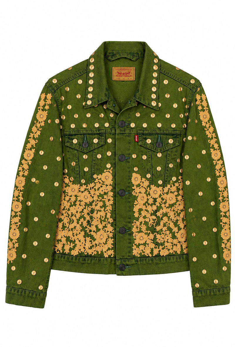 Vintage Levi's x Sabyasachi embroidery Upcycle Jacket