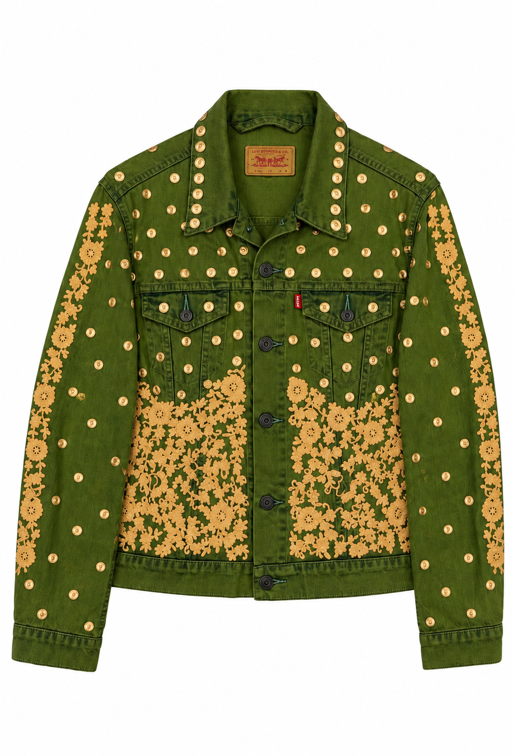 Vintage Levi's x Sabyasachi embroidery Upcycle Jacket