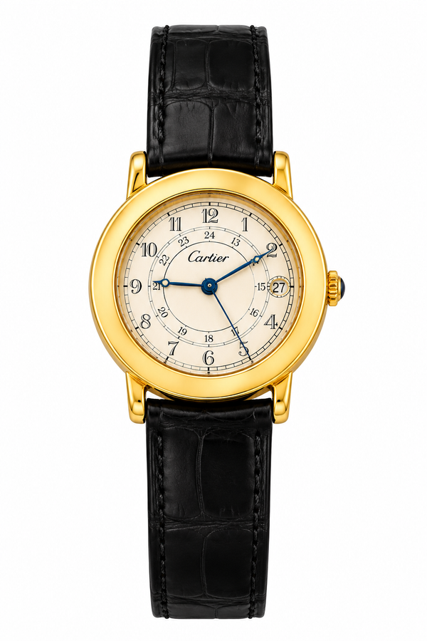 Vintage Must de Cartier Ronde Trilogy Watch
