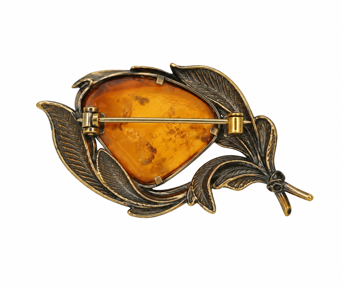 Vintage Amber Brooch