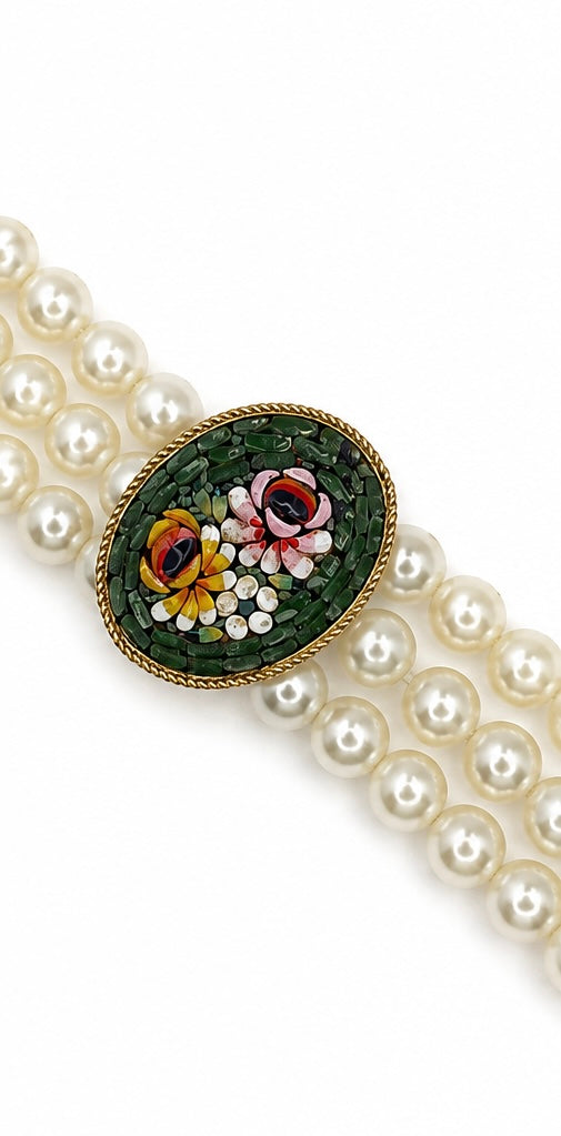 Vintage Italian Micro-Mosaic necklace