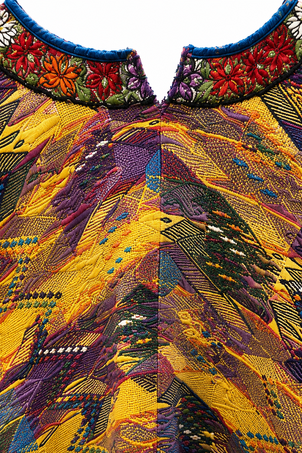 Vintage Guatemalan Huipil Poncho