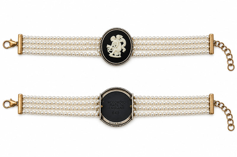 Vintage Wedgwood Pearl Bracelet (BBS_MWCB007)